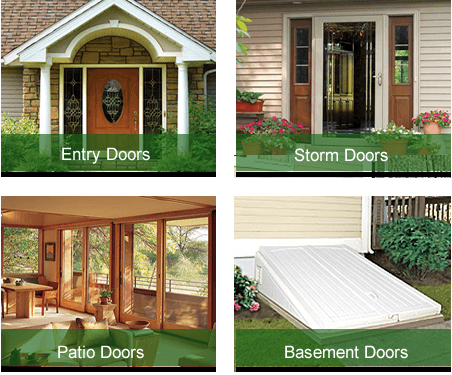 Entry Doors, Storm Doors, Patio Doors, and Basement Doors
