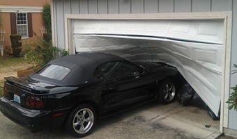 Replace Garage Door Hit By Car in Allentown PA
